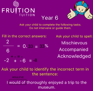 Year 6 Study Program
